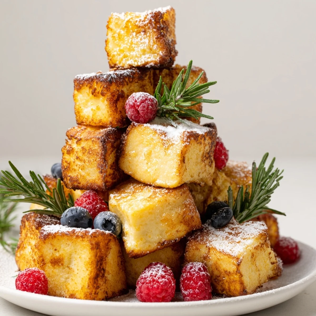 Eggnog French Toast Bites