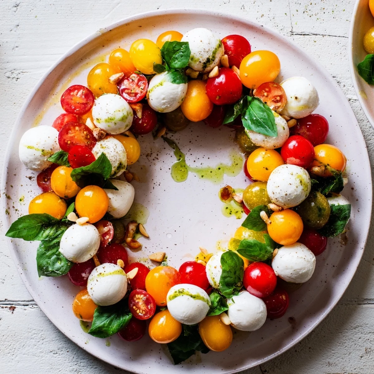 Cherry Tomato Basil Ring