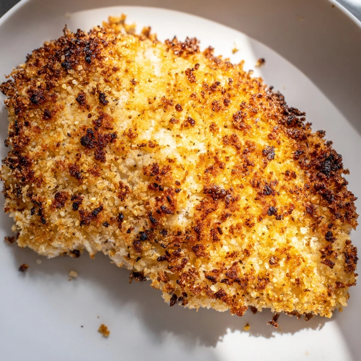 Juicy air fryer chicken cutlets with a crunchy panko crust, ideal for a satisfying family dinner.