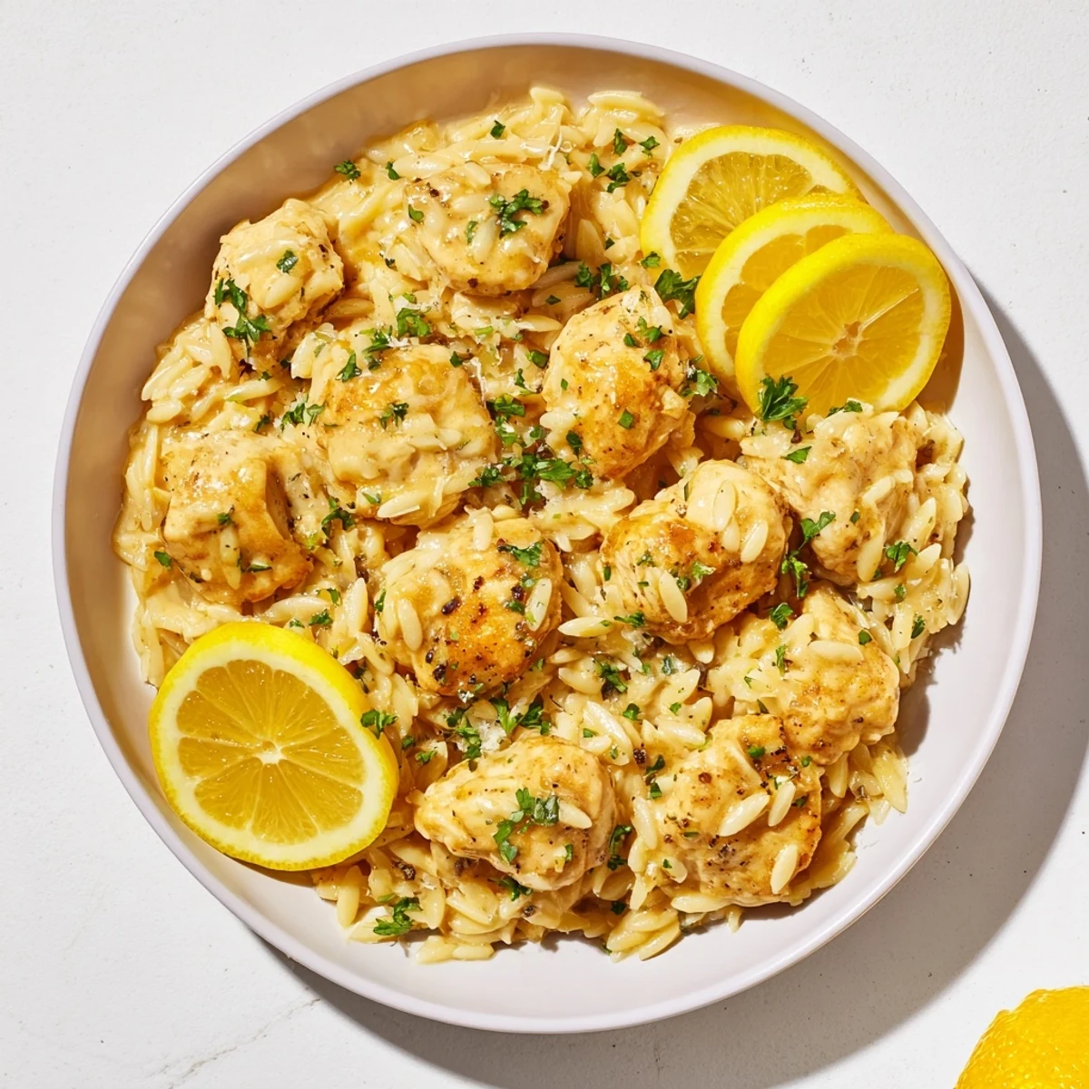 Creamy Lemon Chicken Orzo