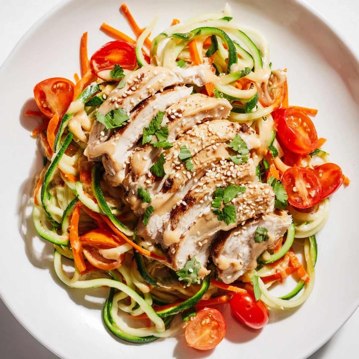 Protein cucumber salad