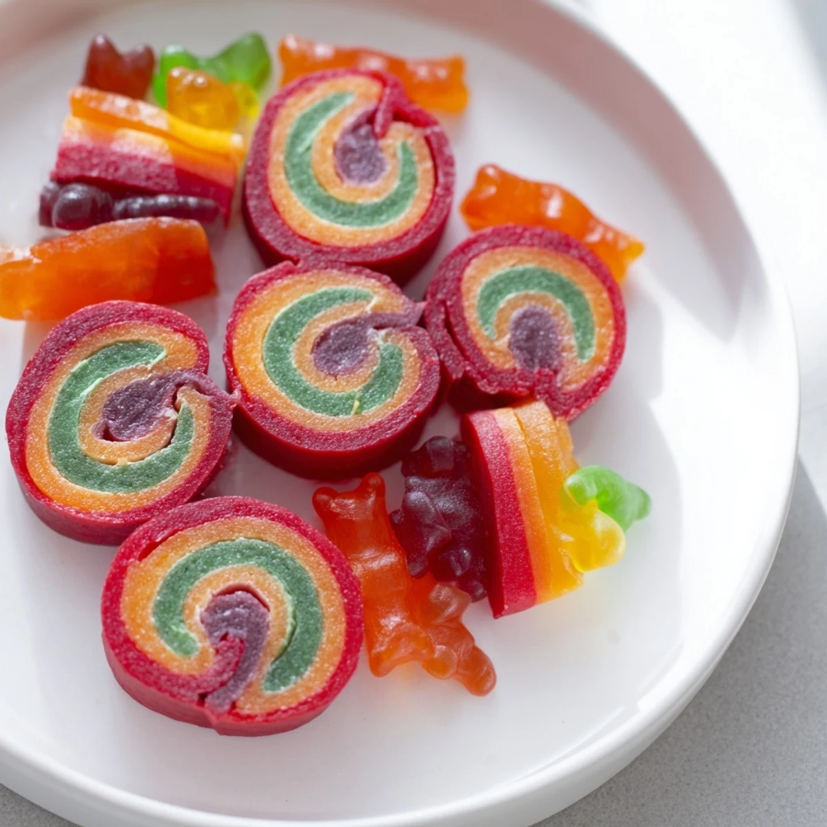 Rainbow Candy Roll Ups