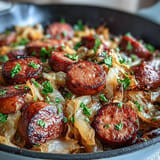 Cabbage and Sausage Skillet