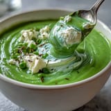 Spring Pea Soup with Ricotta