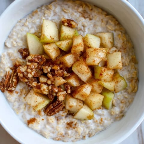 Apple Pie Oatmeal Bowl