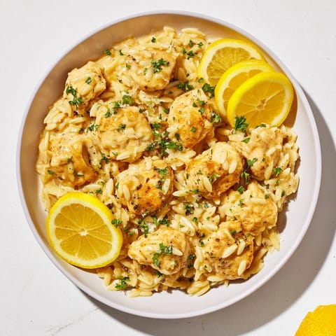 Creamy Lemon Chicken Orzo