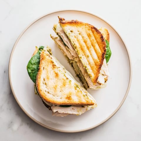 Grilled Chicken Pesto Panini