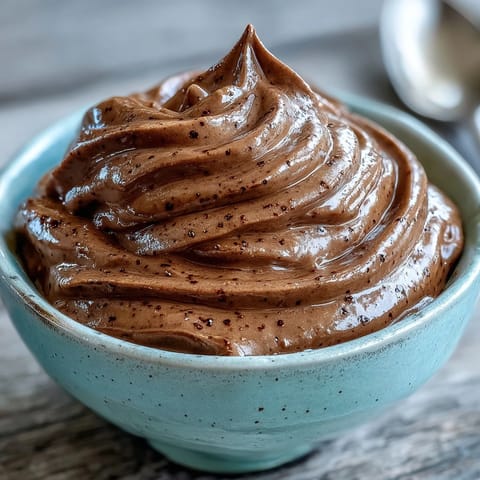 Smooth hojicha pastry cream with a warm brown hue, ready to be piped into delicate choux pastry shells.