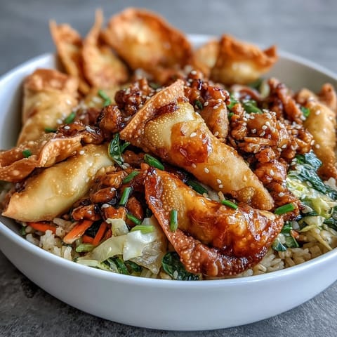 Crispy Baked Egg Roll Chicken