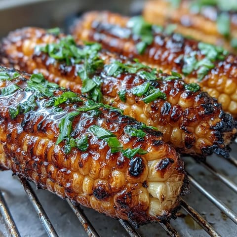 Grilled corn on the cob brushed with rich miso butter for a savory, umami-packed summer side dish.