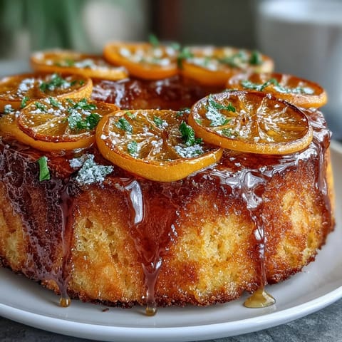 Candied Orange Olive Oil Cake