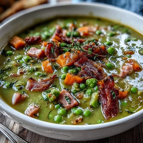 Ham Split Pea Soup Carrots
