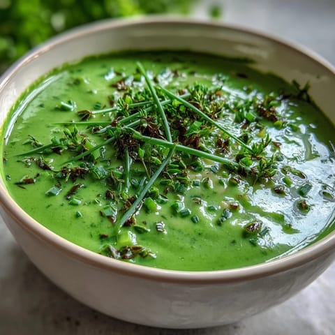 Creamy spinach and white bean shamrock soup with fresh greens and tender beans in a vibrant green broth.