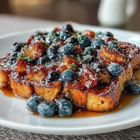 Lemon Blueberry Sourdough Toast