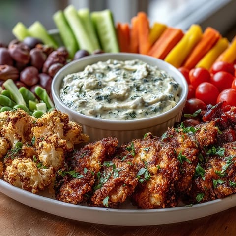 Vibrant veggie tray shaped like chickens with ranch hummus dip, perfect for kids' parties and healthy snacking.