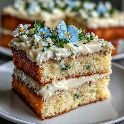 Spring Birthday Cake with Pastel Floral Buttercream: A beautiful vanilla cake adorned with delicate pastel buttercream flowers, perfect for celebrating spring birthdays.