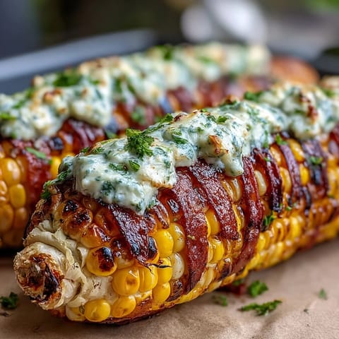 BBQ Corn Foil Herb Butter