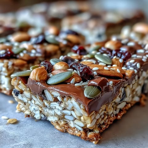 Nut-Free Granola Bars with Honey and Oats