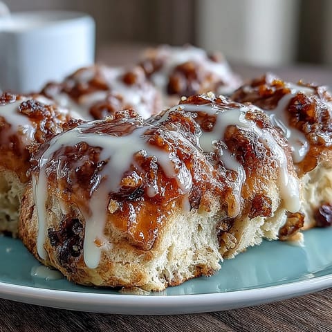 Soft spiced Hot Cross Buns with orange glaze, dotted with currants and ready for a festive Easter brunch.  