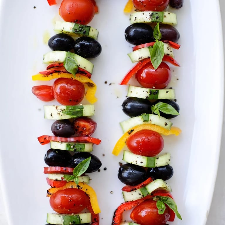 A visually appealing Double Helix Genetic Code, served with fresh basil and gluten-free crackers.