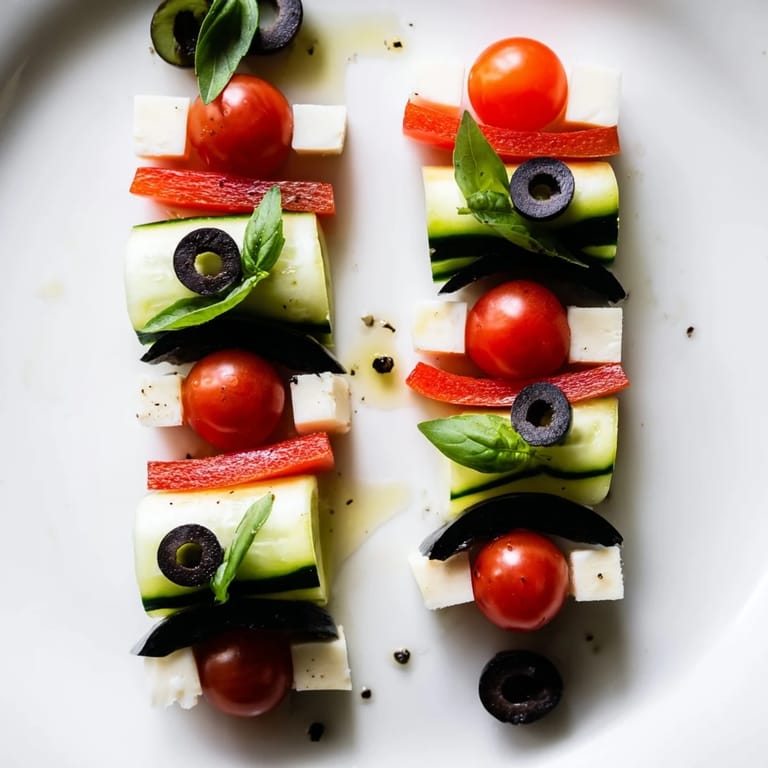 Delicious, vegetarian Double Helix Genetic Code: a modern fusion appetizer ready in under 30 minutes!
