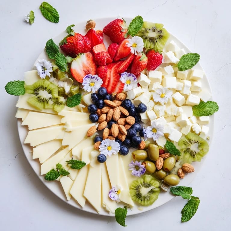 Bright, colorful Negative Space Puzzle, where creative shapes are formed with fresh ingredients and visually stunning.