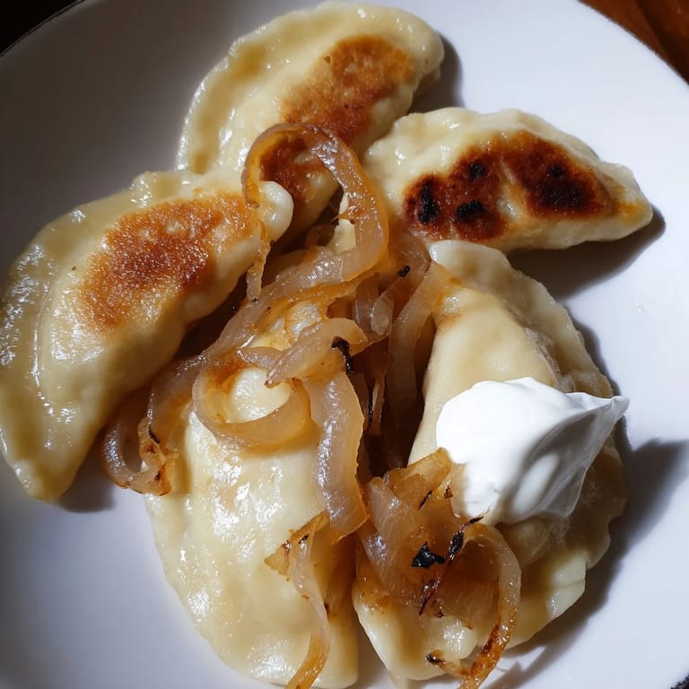 Enjoy the warmth: Steaming, tender Polish pierogi feature a potato and cheese filling ready to be devoured.