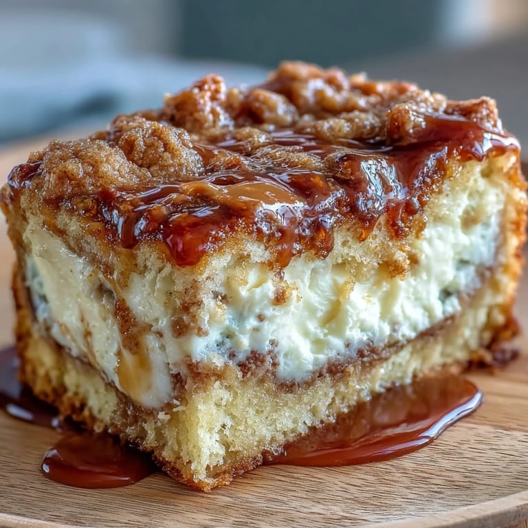 Two golden loaves of Caramel Cream Cheese Bread cooling on a wire rack, drizzled with sweet caramel sauce for breakfast.
