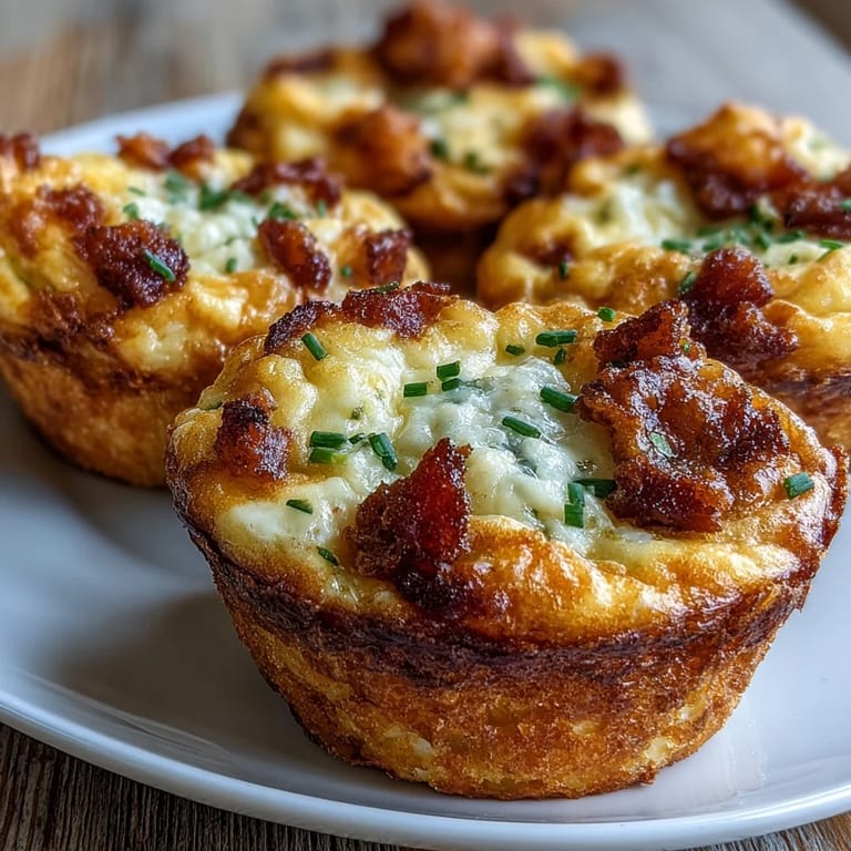 A platter of Ranch & Cheddar Egg Muffin Cups is paired with sliced avocado and a small bowl of salsa.