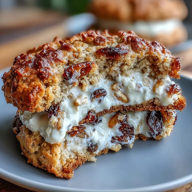 Healthy cottage cheese oatmeal raisin cookies packed with fiber and protein, perfect for on-the-go mornings.