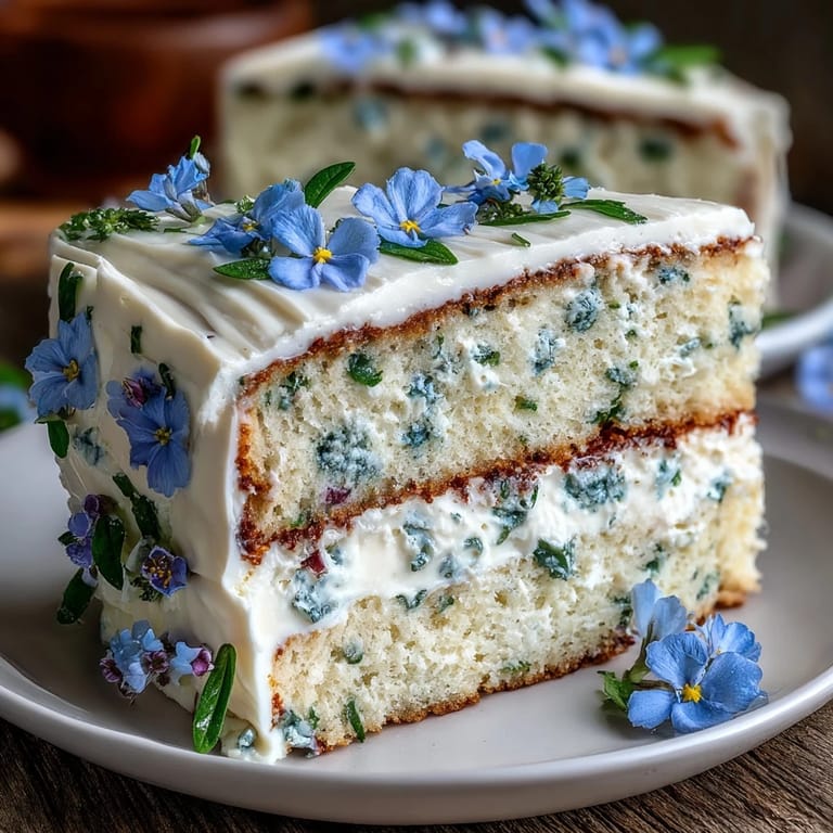 Vibrant pastel buttercream blooms decorate this tender vanilla birthday cake, offering a soft, elegant touch for any spring celebration.