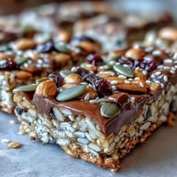 Nut-Free Granola Bars with Honey and Oats