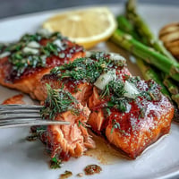 Vibrant lemon herb salmon and asparagus baked on a single pan for an easy, healthy dinner with fresh dill and citrus aroma.