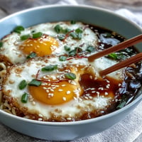 Spicy miso marinated eggs with a savory, umami-rich glaze, perfect as a ramen topping or snack.  